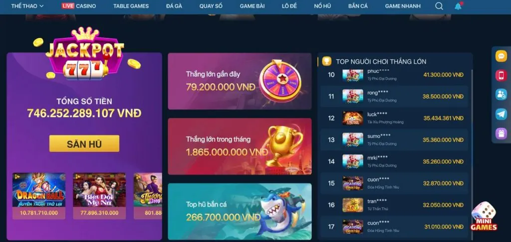 Kho game đa dạng của NoHu88 Chính Thức